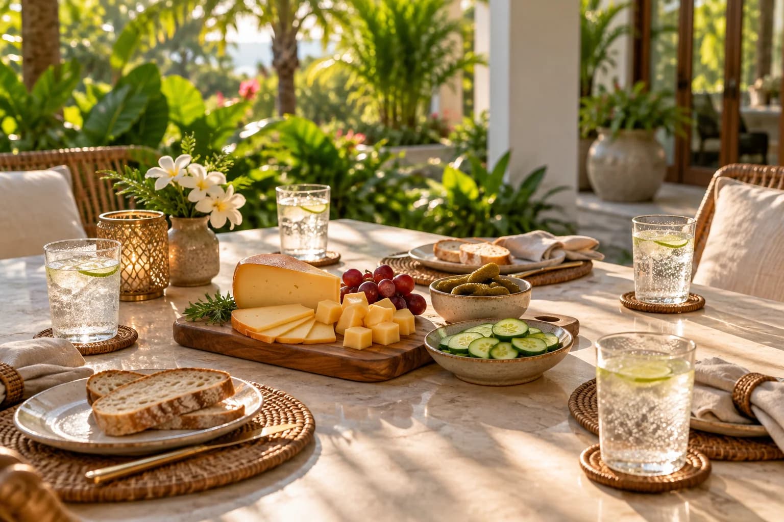 An Easy Cheese Lunch with Friends in Hua Hin