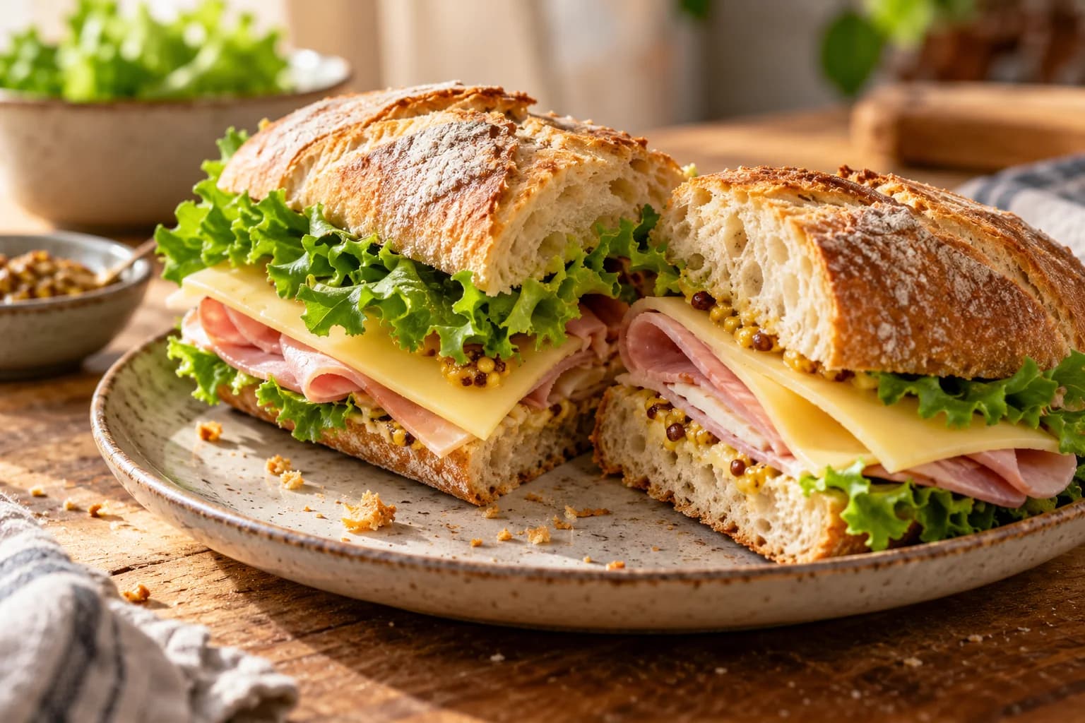 Gouda and ham sandwich ideas for an easy lunch