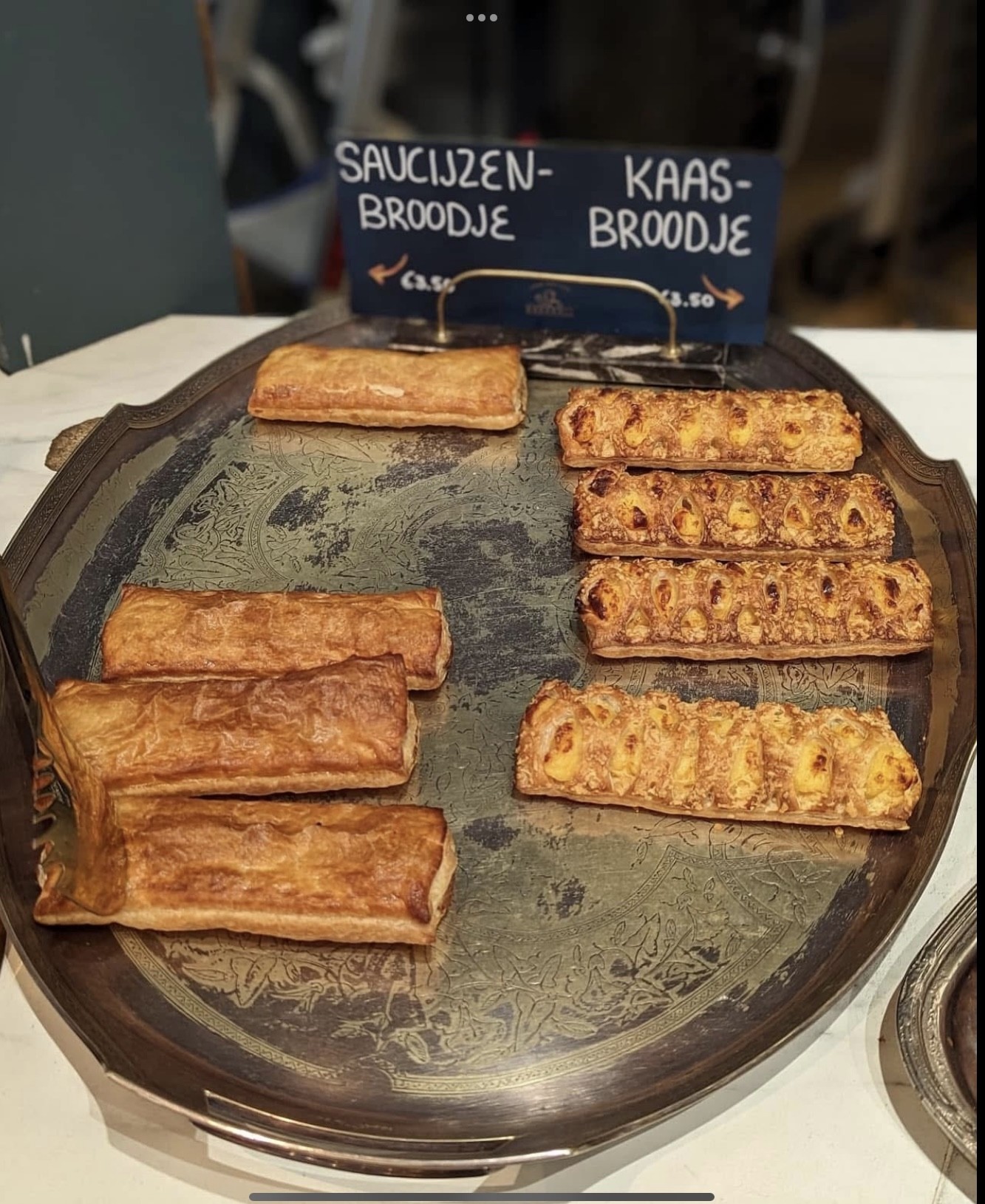 Sausage roll and cheese pastries