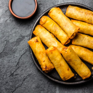 Spicy Spring Rolls per 5 pcs / Vlammetjes