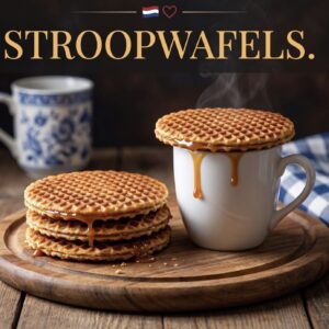 Dutch Caramel Wafles / Hollandse Stroopwafels (1 pcs)