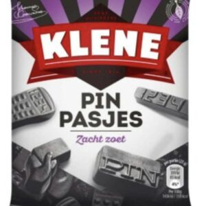 Klene liquorice Pinpasjes sweet and soft (120 gram)